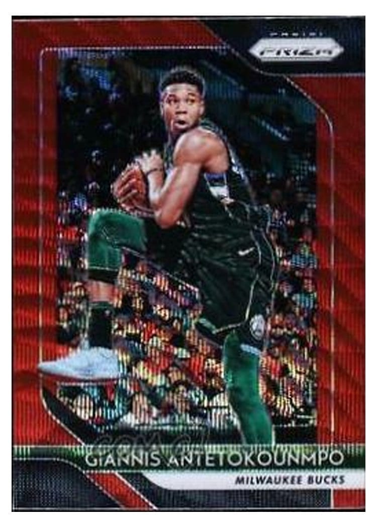 2018 Panini Prizm Giannis Antetokounmpo #296 card