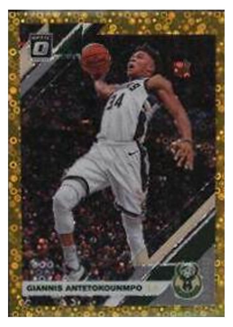 2019-20 Donruss Optic Base Set Giannis Antetokounmpo #81 card