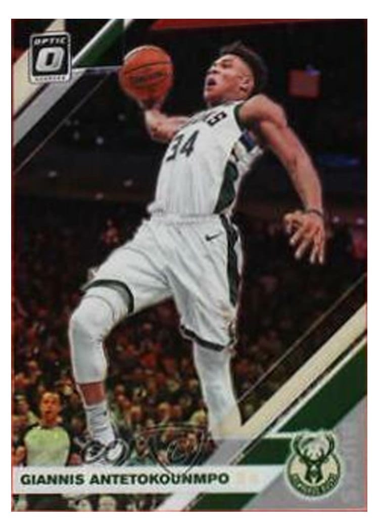 2019-20 Donruss Optic Base Set Giannis Antetokounmpo #81 card