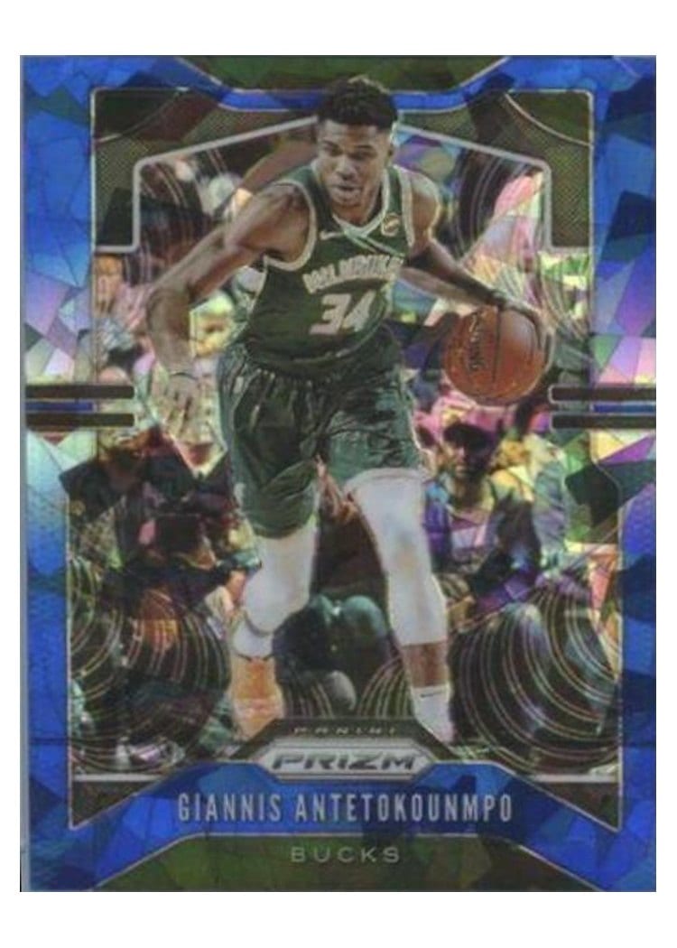 2019-20 Panini Prizm Base Set Giannis Antetokounmpo #152 card
