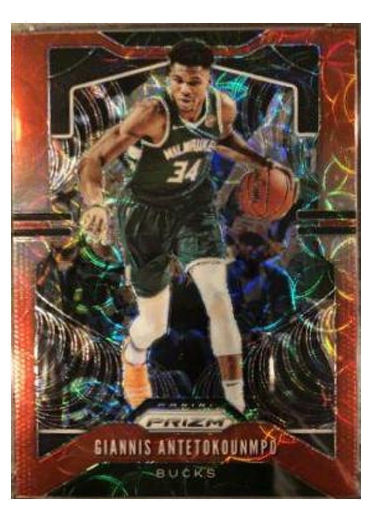 2019-20 Panini Prizm Base Set Giannis Antetokounmpo #152 card