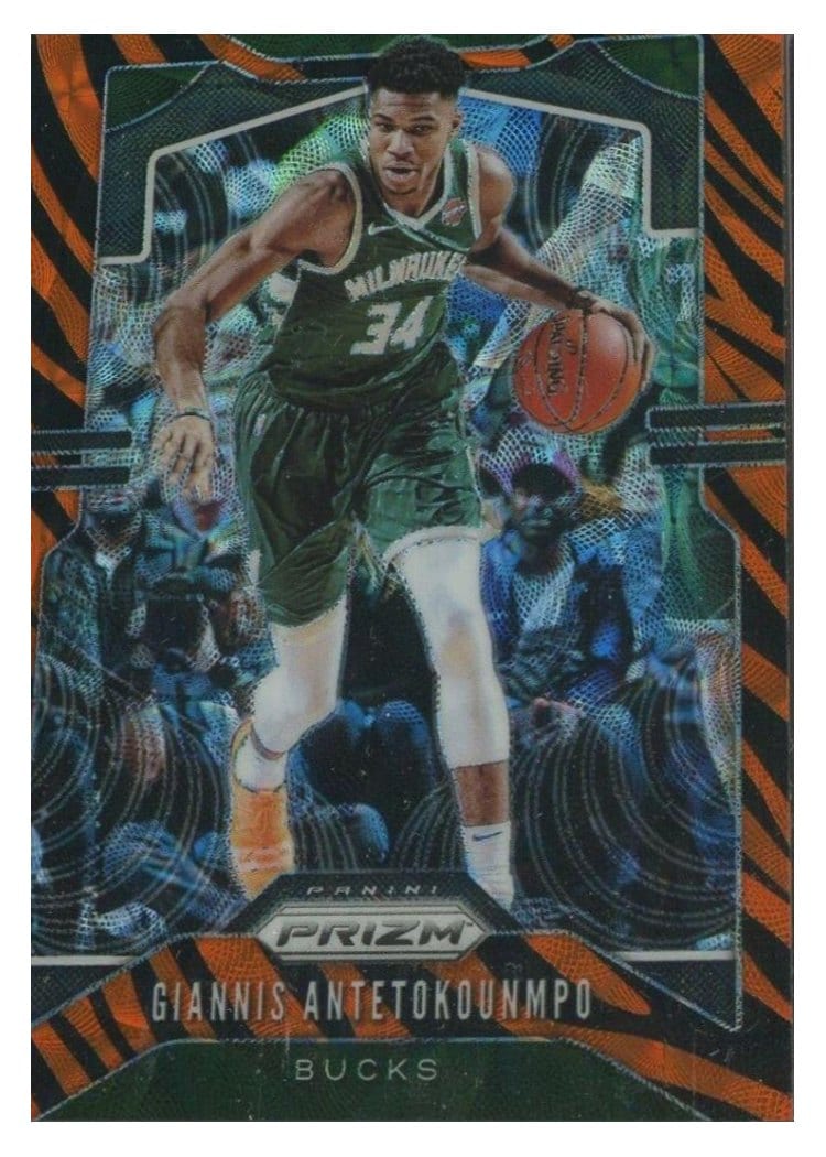 2019-20 Panini Prizm Base Set Giannis Antetokounmpo #152 card