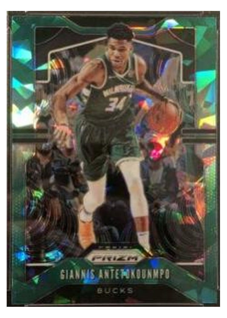 2019-20 Panini Prizm Base Set Giannis Antetokounmpo #152 card