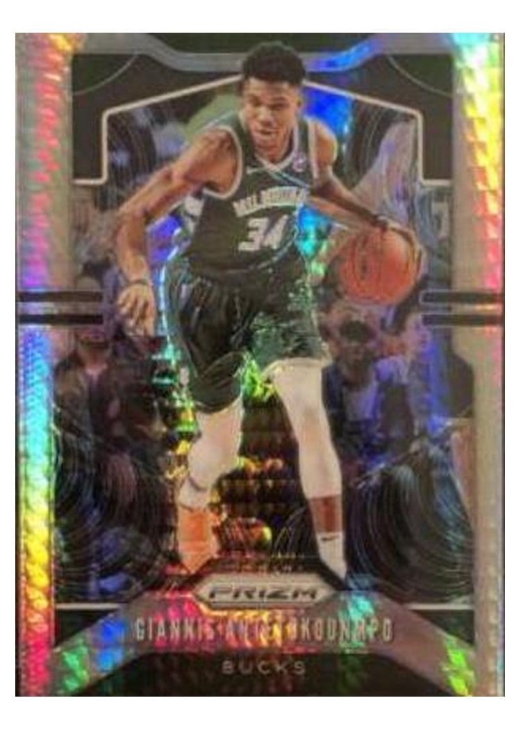 2019-20 Panini Prizm Base Set Giannis Antetokounmpo #152 card