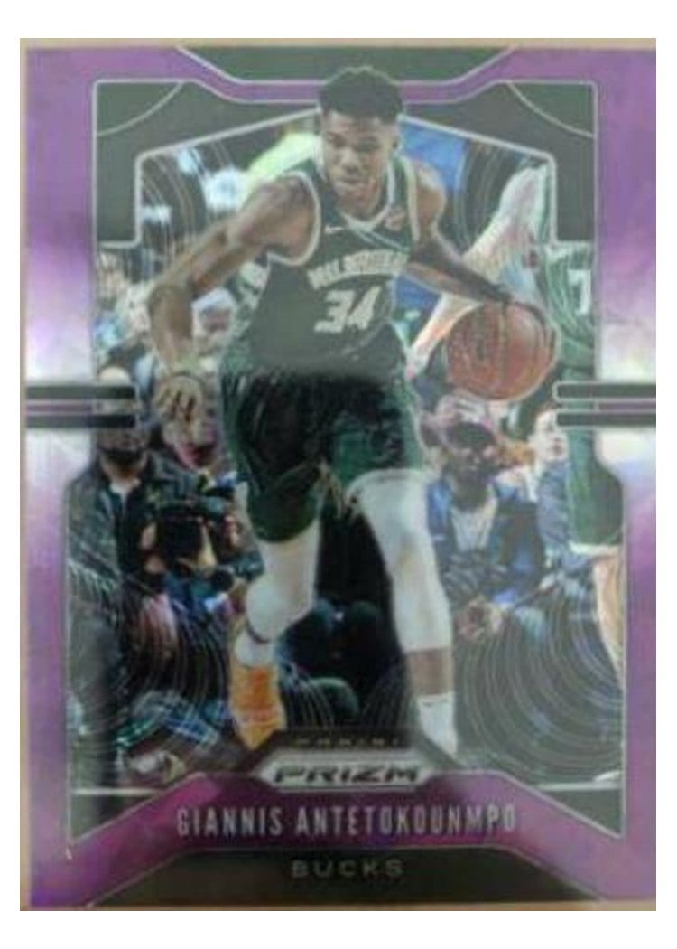 2019-20 Panini Prizm Base Set Giannis Antetokounmpo #152 card