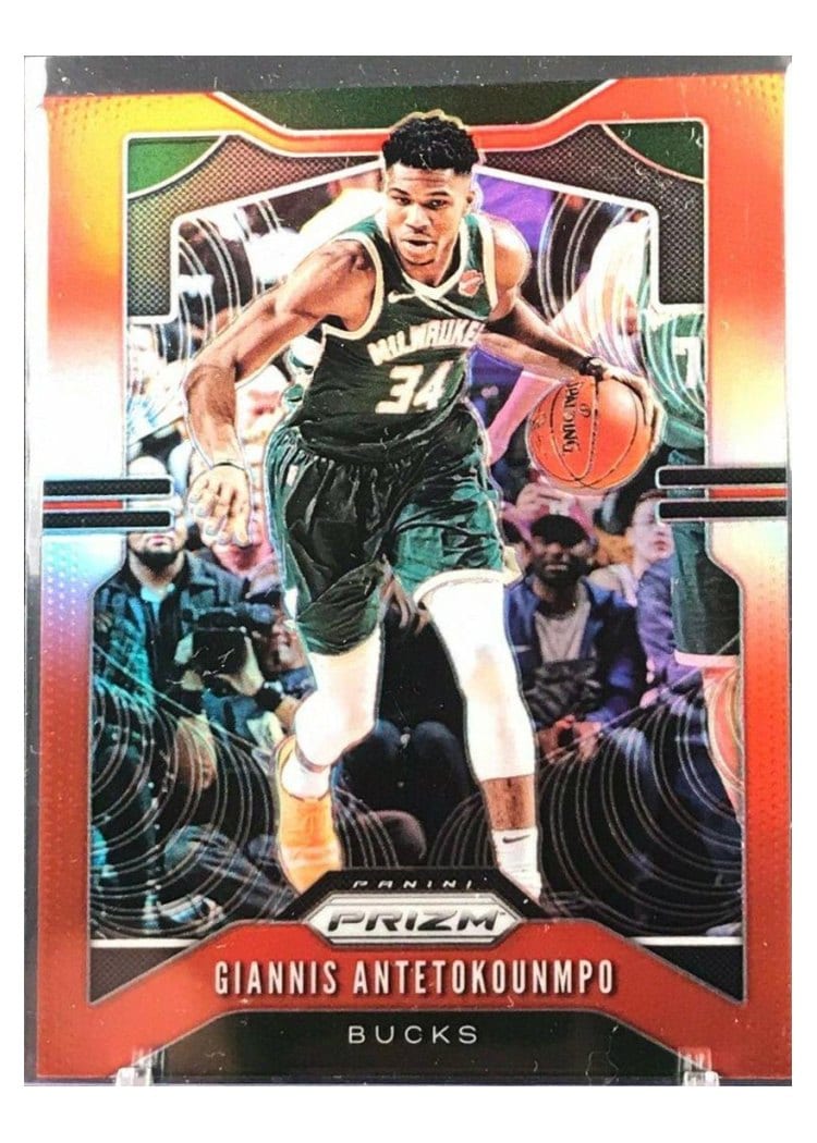 2019-20 Panini Prizm Base Set Giannis Antetokounmpo #152 card