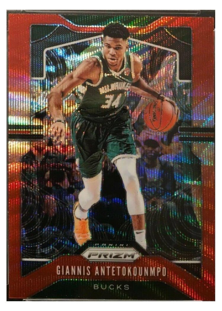 2019-20 Panini Prizm Base Set Giannis Antetokounmpo #152 card