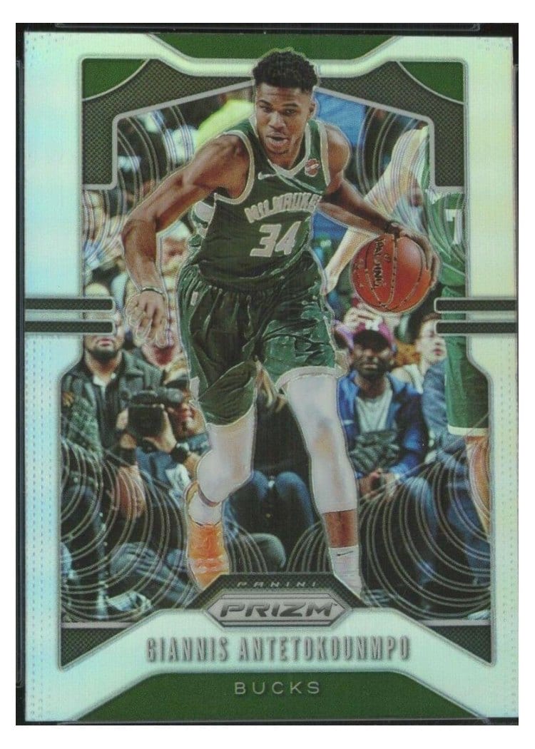 2019-20 Panini Prizm Base Set Giannis Antetokounmpo #152 card