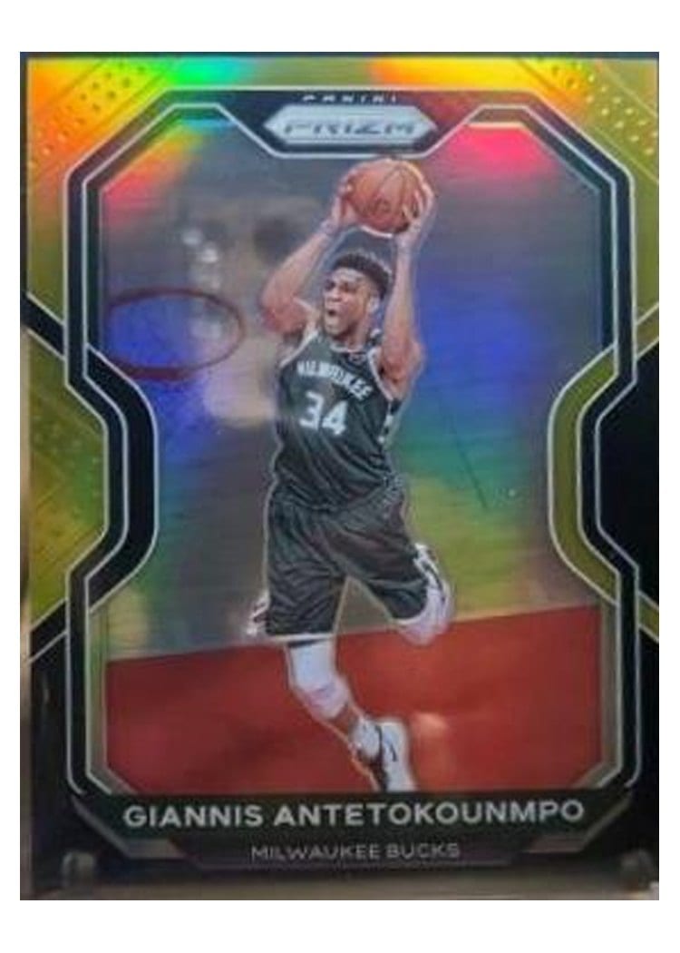 2020-21 Panini Prizm Base Set Giannis Antetokounmpo #111 card