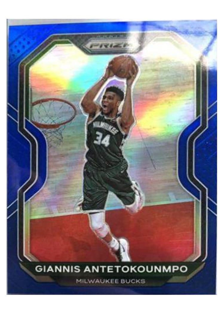 2020-21 Panini Prizm Base Set Giannis Antetokounmpo #111 card