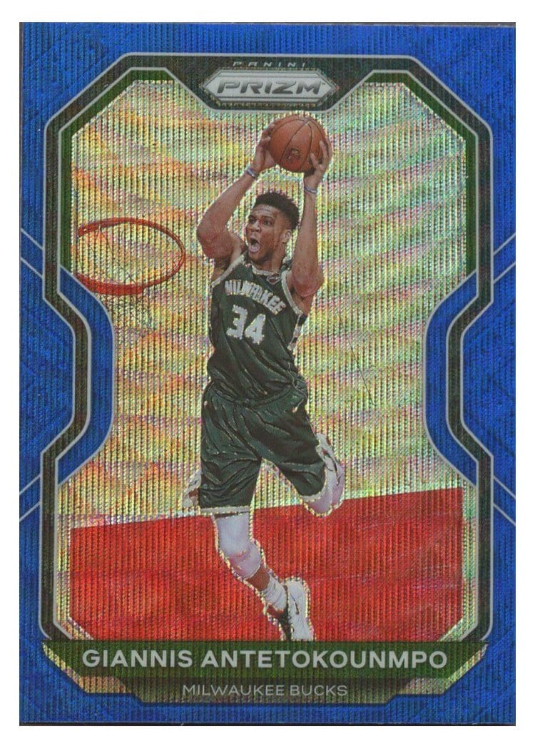 2020-21 Panini Prizm Base Set Giannis Antetokounmpo #111 card