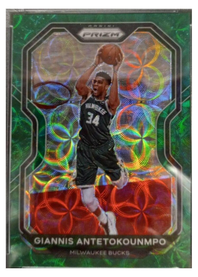 2020-21 Panini Prizm Base Set Giannis Antetokounmpo #111 card