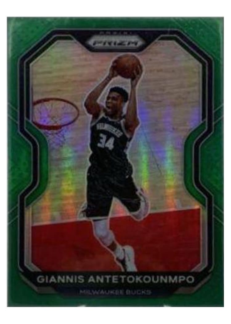 2020-21 Panini Prizm Base Set Giannis Antetokounmpo #111 card