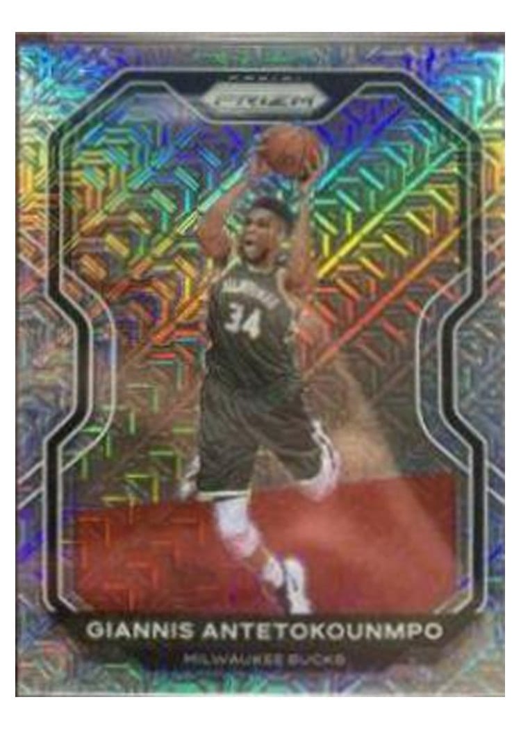 2020-21 Panini Prizm Base Set Giannis Antetokounmpo #111 card