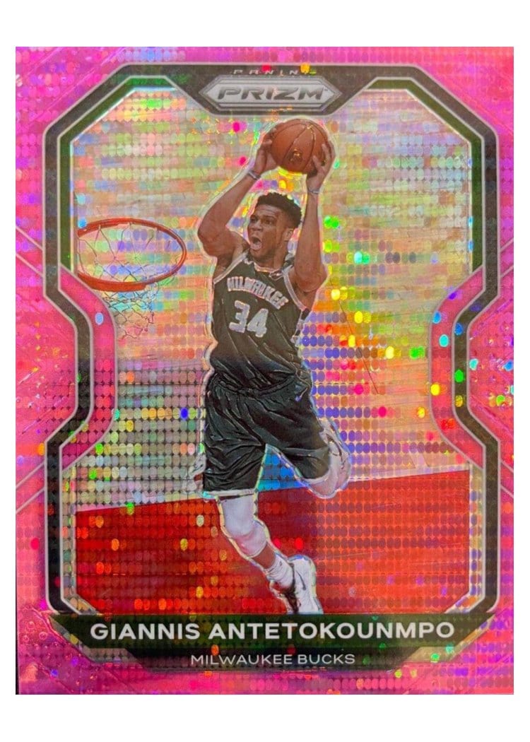 2020-21 Panini Prizm Base Set Giannis Antetokounmpo #111 card