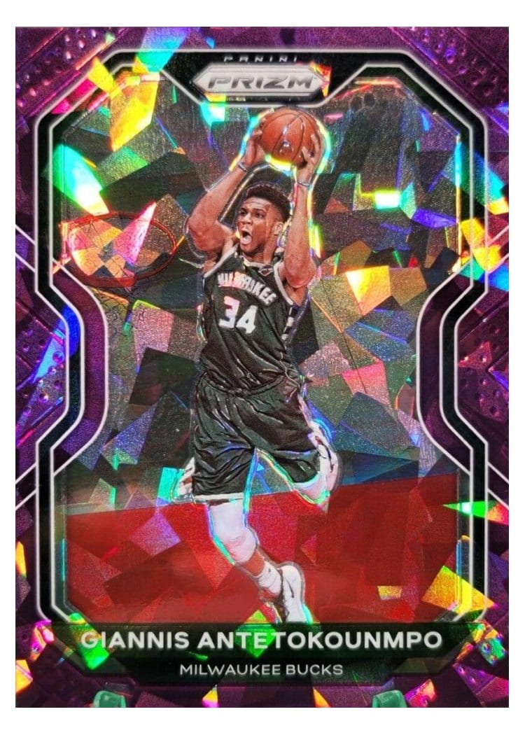 2020-21 Panini Prizm Base Set Giannis Antetokounmpo #111 card