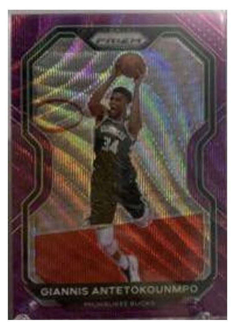 2020-21 Panini Prizm Base Set Giannis Antetokounmpo #111 card