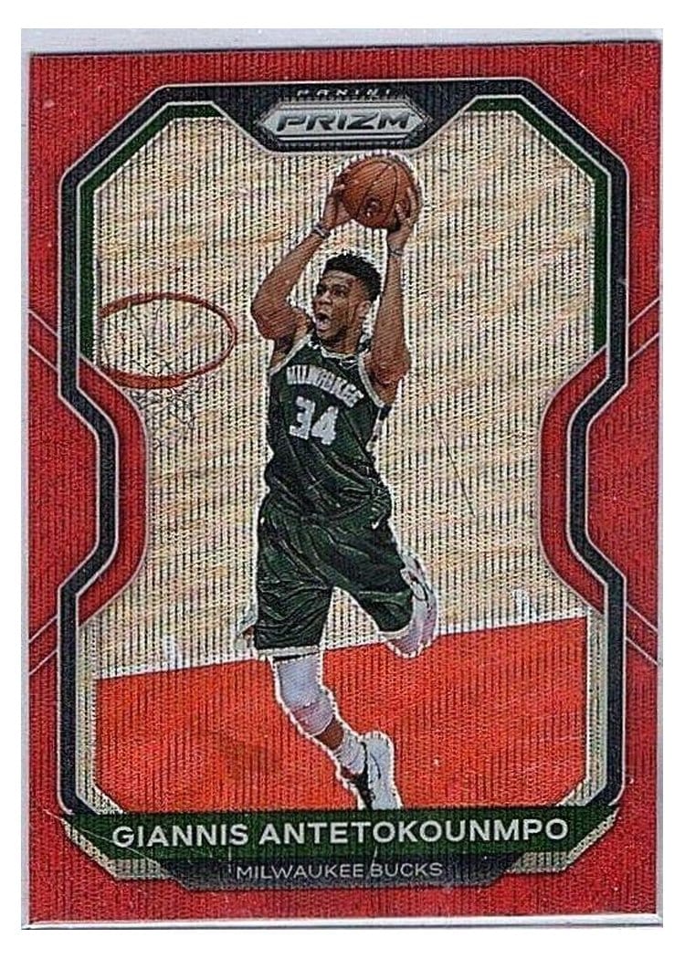2020-21 Panini Prizm Base Set Giannis Antetokounmpo #111 card