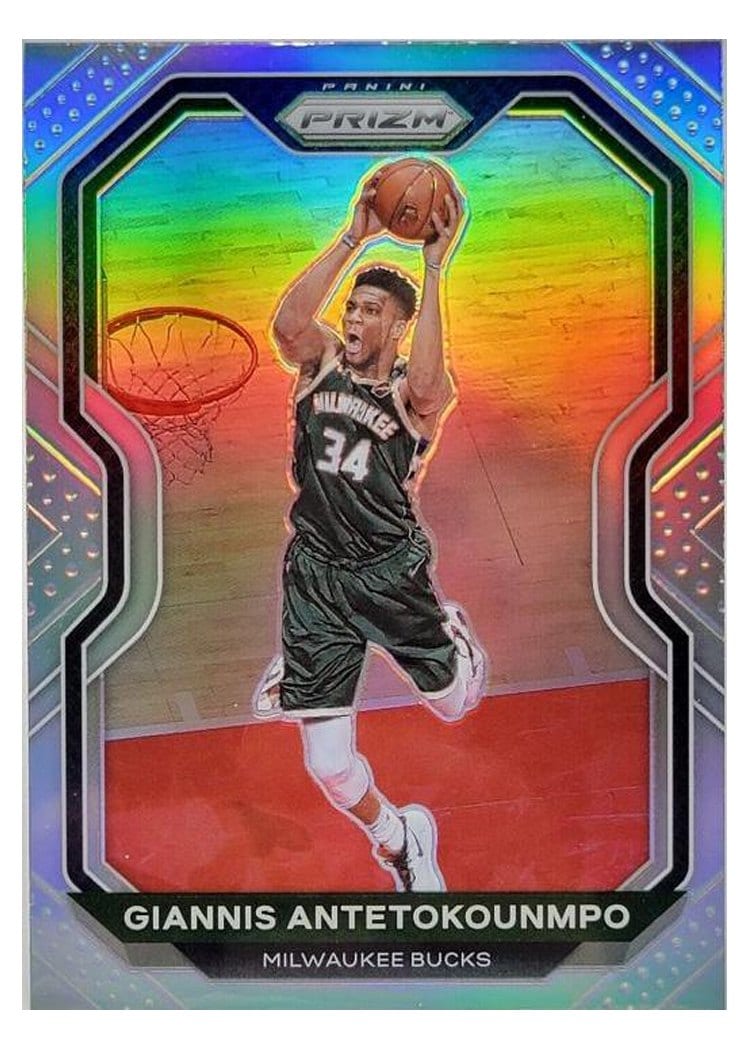 2020-21 Panini Prizm Base Set Giannis Antetokounmpo #111 card