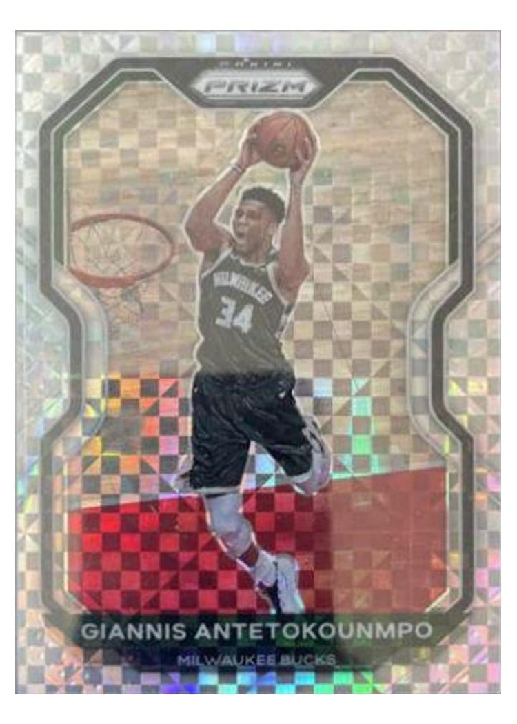 2020-21 Panini Prizm Base Set Giannis Antetokounmpo #111 card