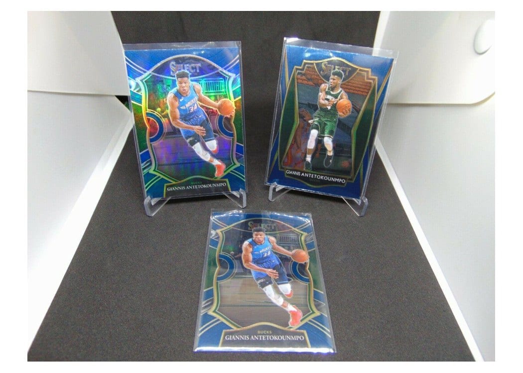 2020-21 Panini Select Base Set Giannis Antetokounmpo #117 card
