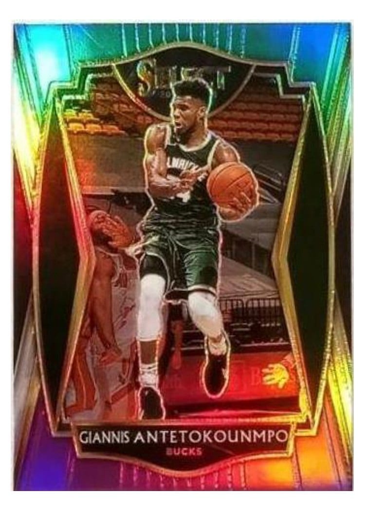 2020-21 Panini Select Base Set Giannis Antetokounmpo #117 card