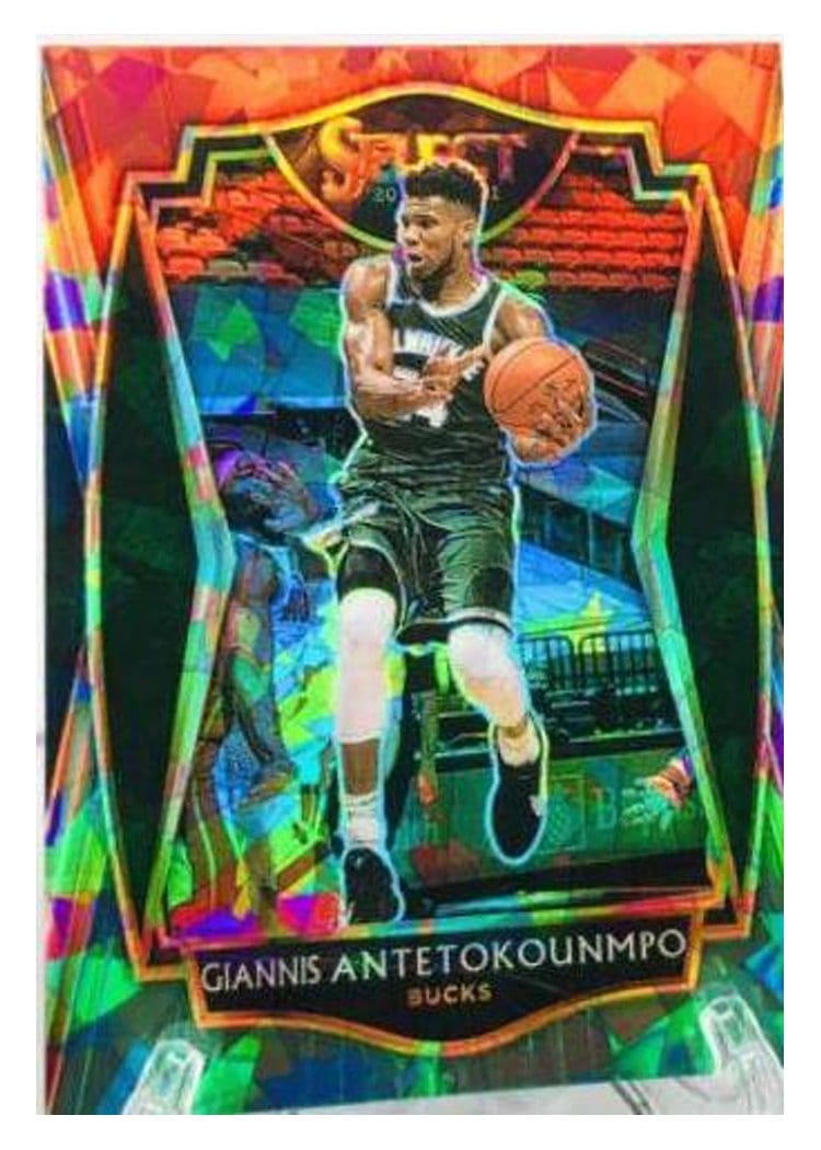2020-21 Panini Select Base Set Giannis Antetokounmpo #117 card