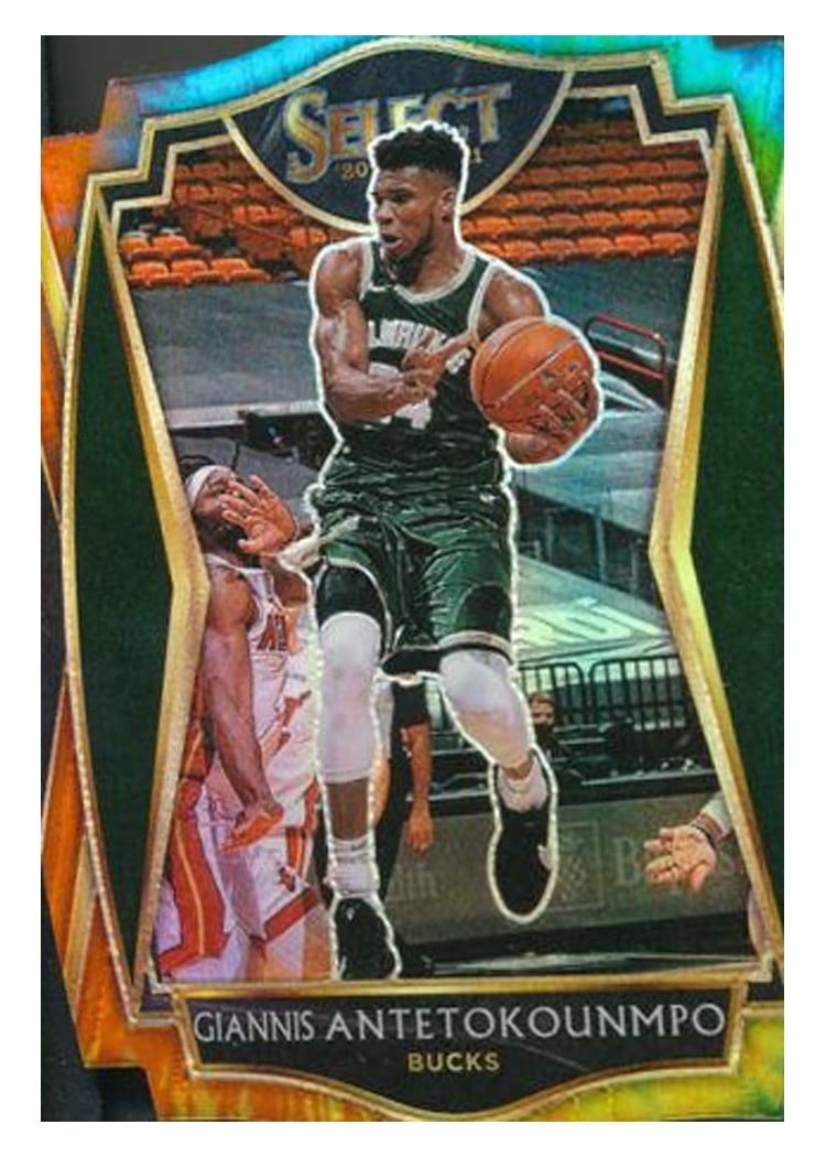 2020-21 Panini Select Base Set Giannis Antetokounmpo #117 card