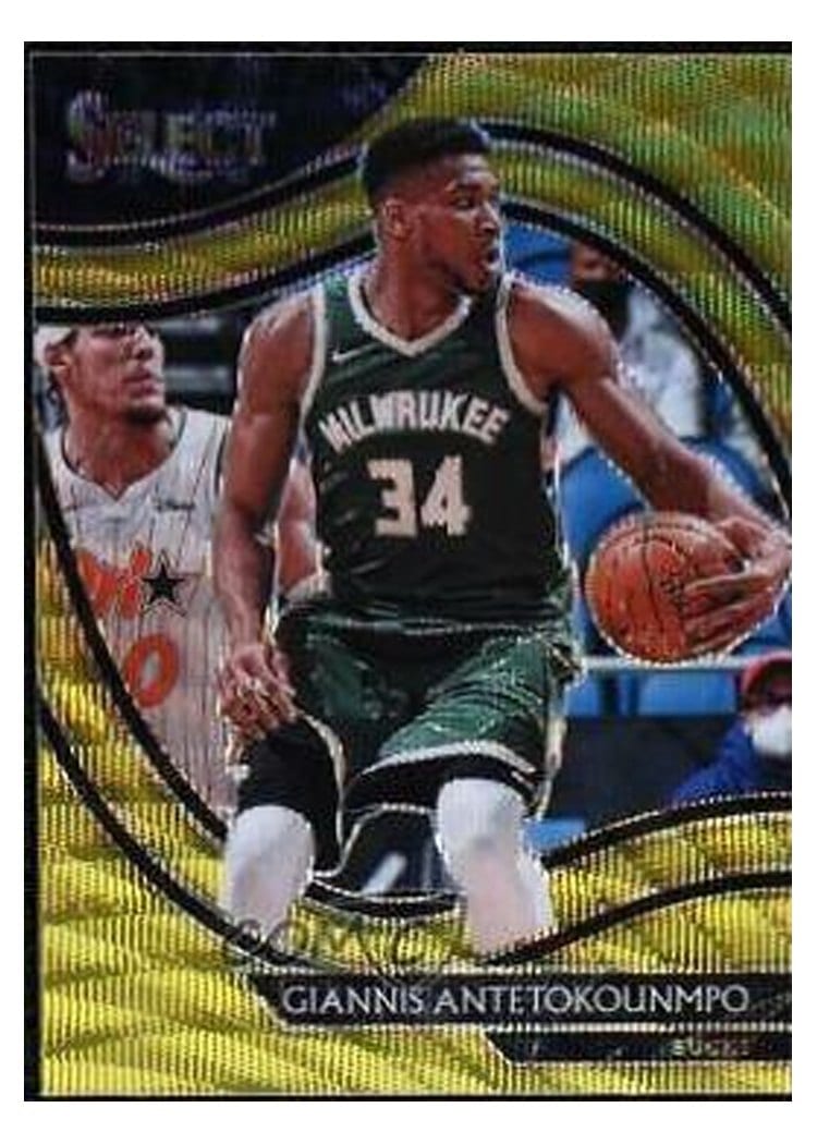 2020-21 Panini Select Base Set Giannis Antetokounmpo #224 card