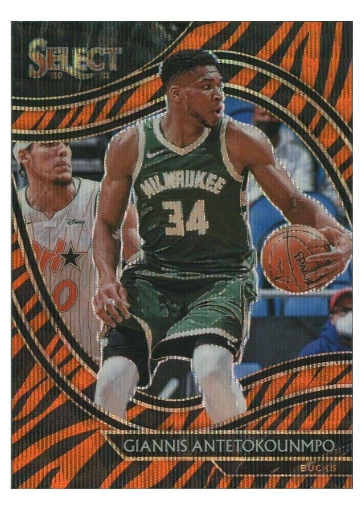 2020-21 Panini Select Base Set Giannis Antetokounmpo #224 card