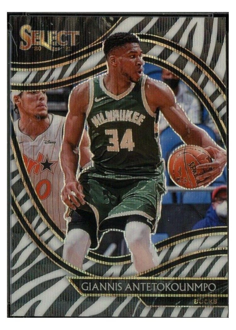 2020-21 Panini Select Base Set Giannis Antetokounmpo #224 card