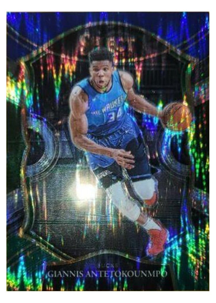 2020-21 Panini Select Base Set Giannis Antetokounmpo #54 card