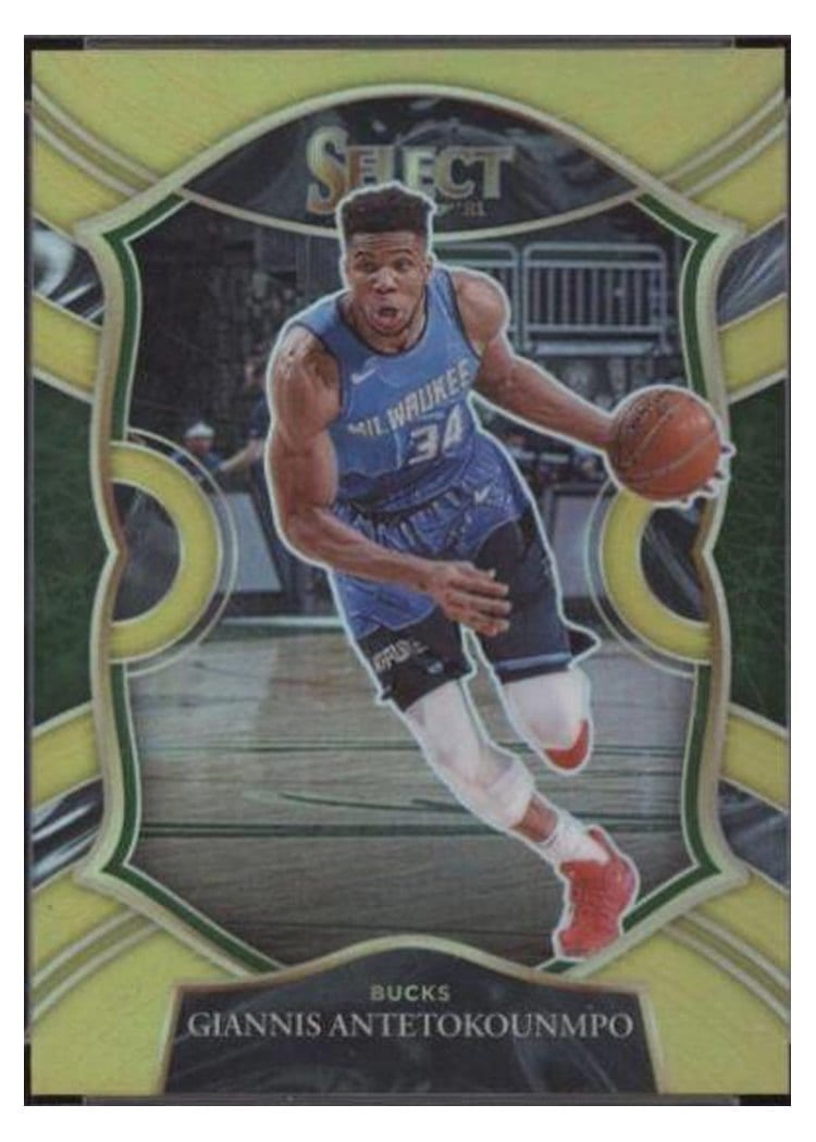 2020-21 Panini Select Base Set Giannis Antetokounmpo #54 card