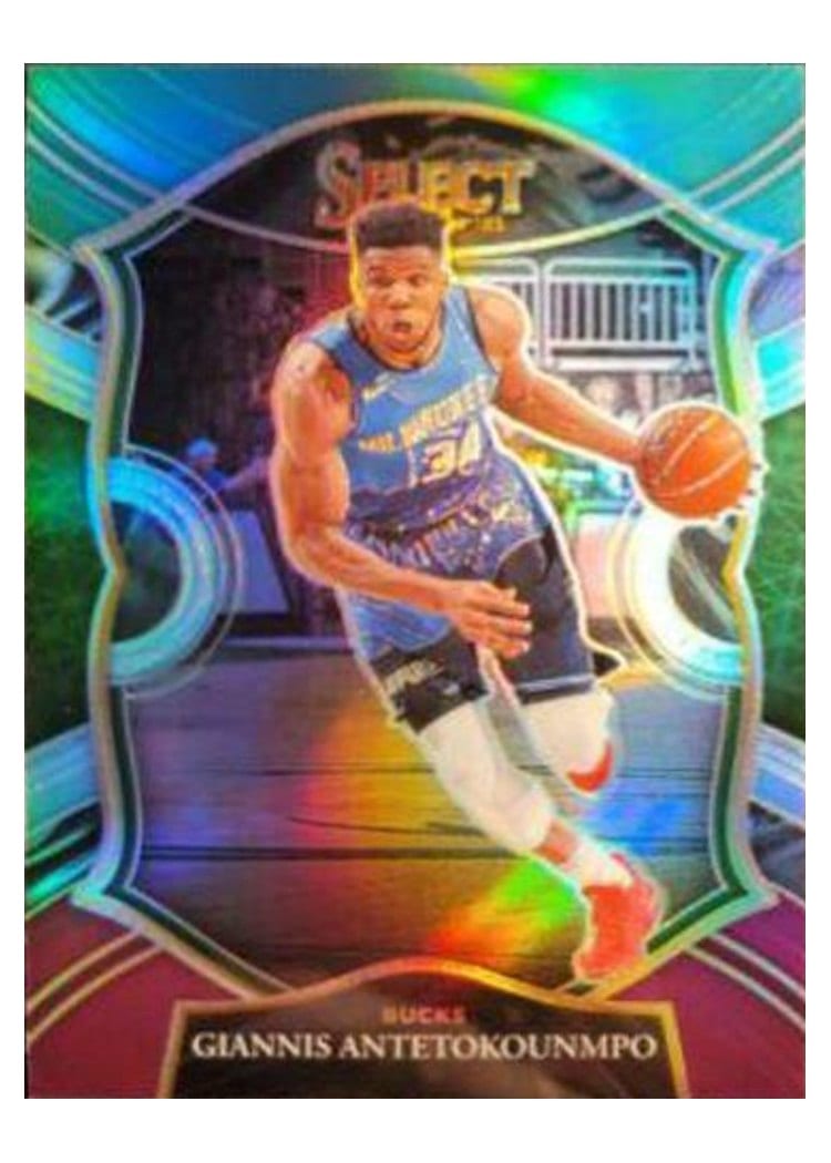 2020-21 Panini Select Base Set Giannis Antetokounmpo #54 card