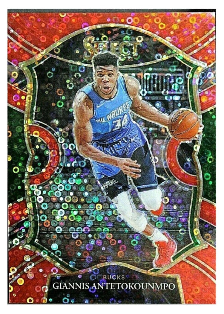 2020-21 Panini Select Base Set Giannis Antetokounmpo #54 card
