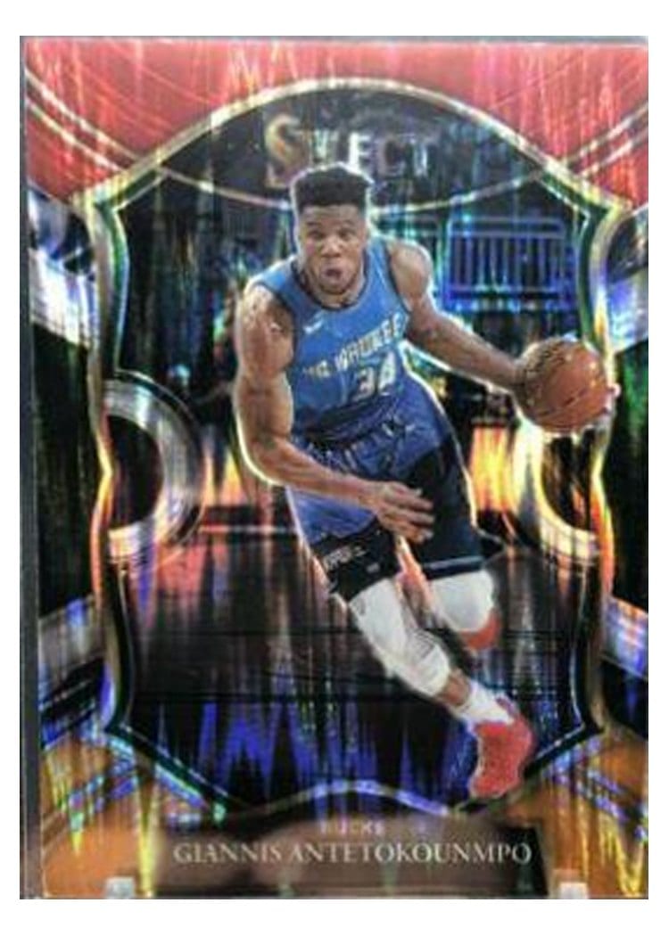 2020-21 Panini Select Base Set Giannis Antetokounmpo #54 card