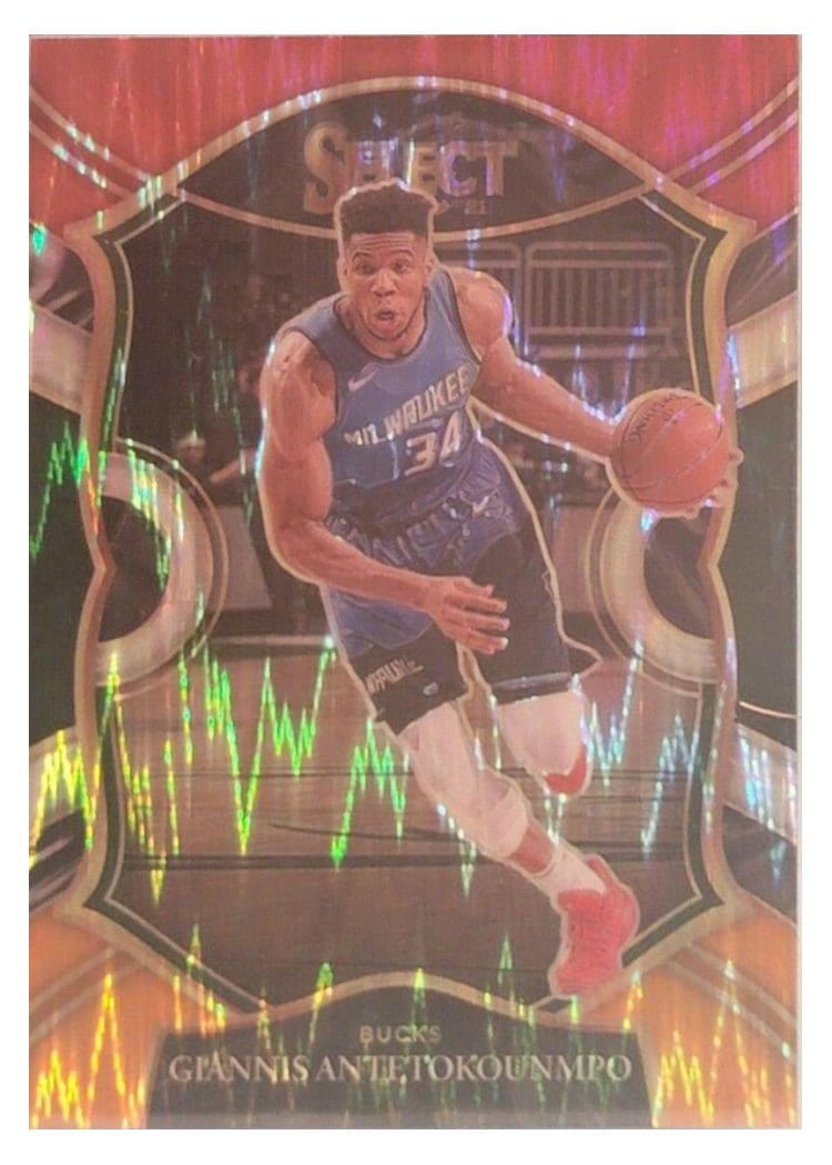 2020-21 Panini Select Base Set Giannis Antetokounmpo #54 card