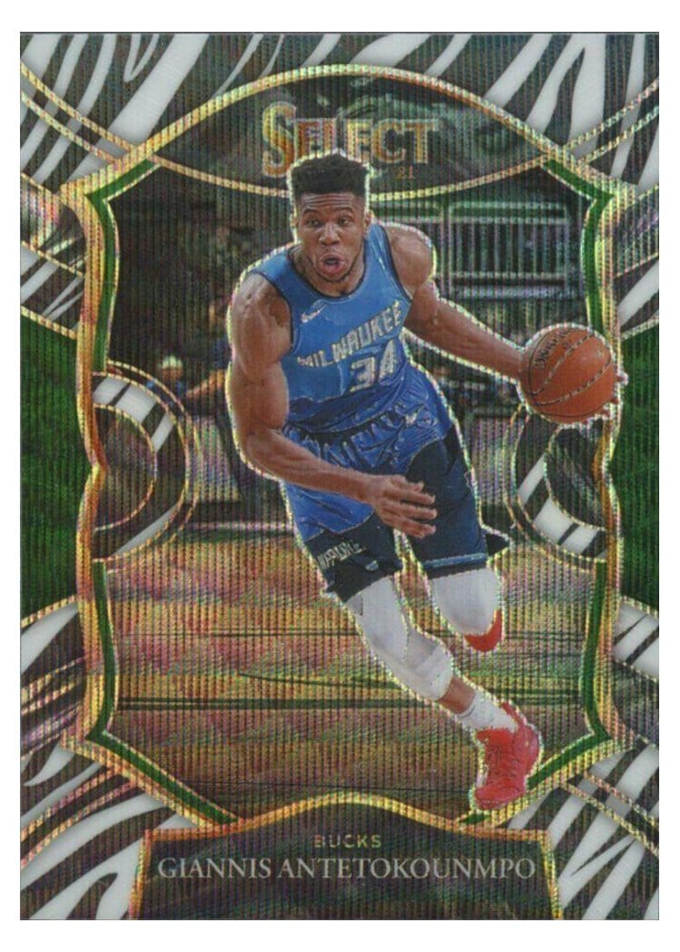 2020-21 Panini Select Base Set Giannis Antetokounmpo #54 card