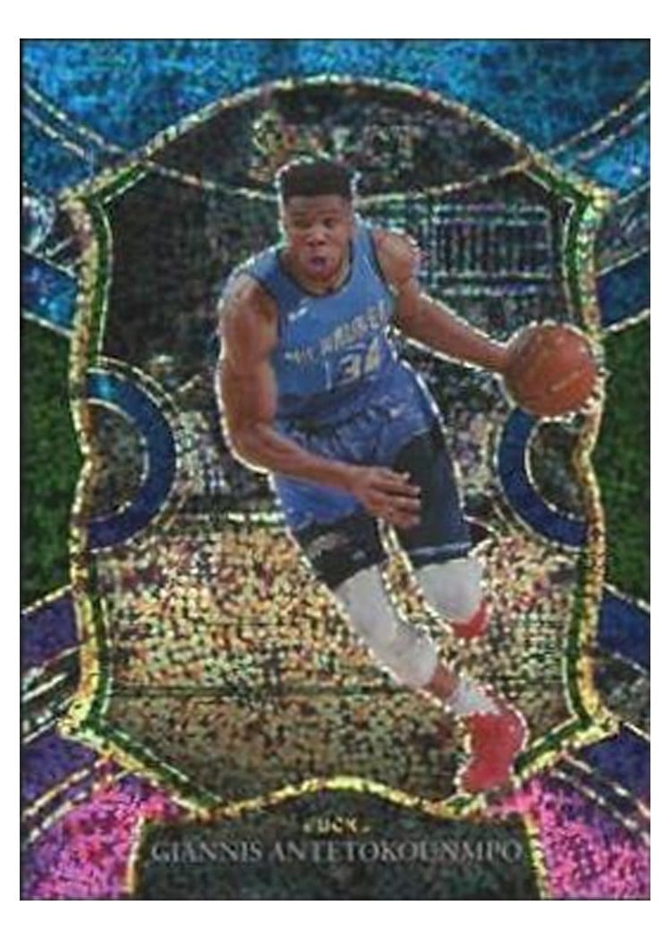 2020-21 Panini Select Base Set Giannis Antetokounmpo #54 card