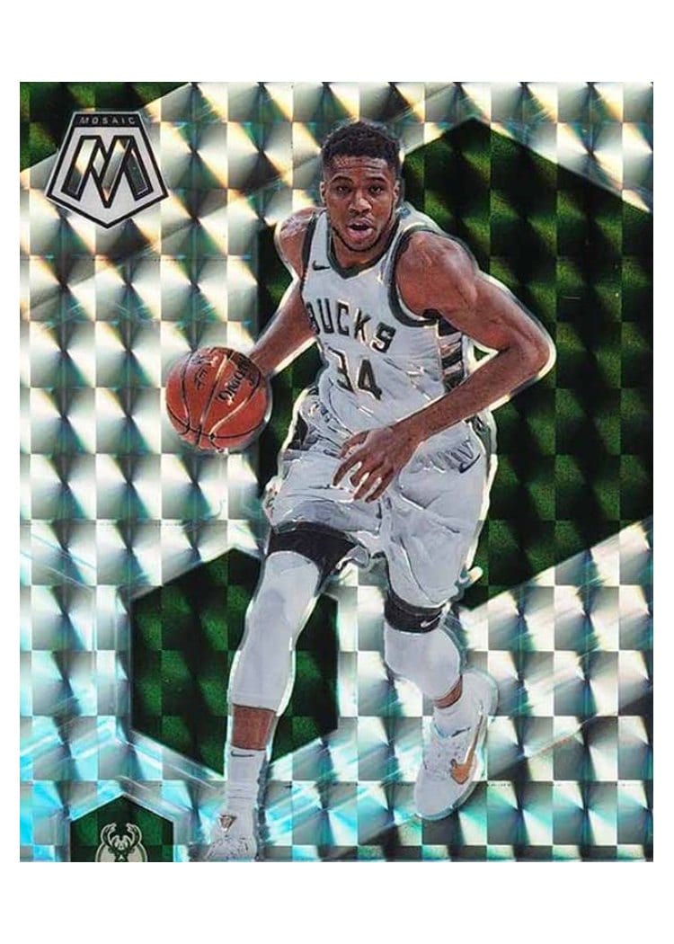 2020 Panini Mosaic Giannis Antetokounmpo #80 card