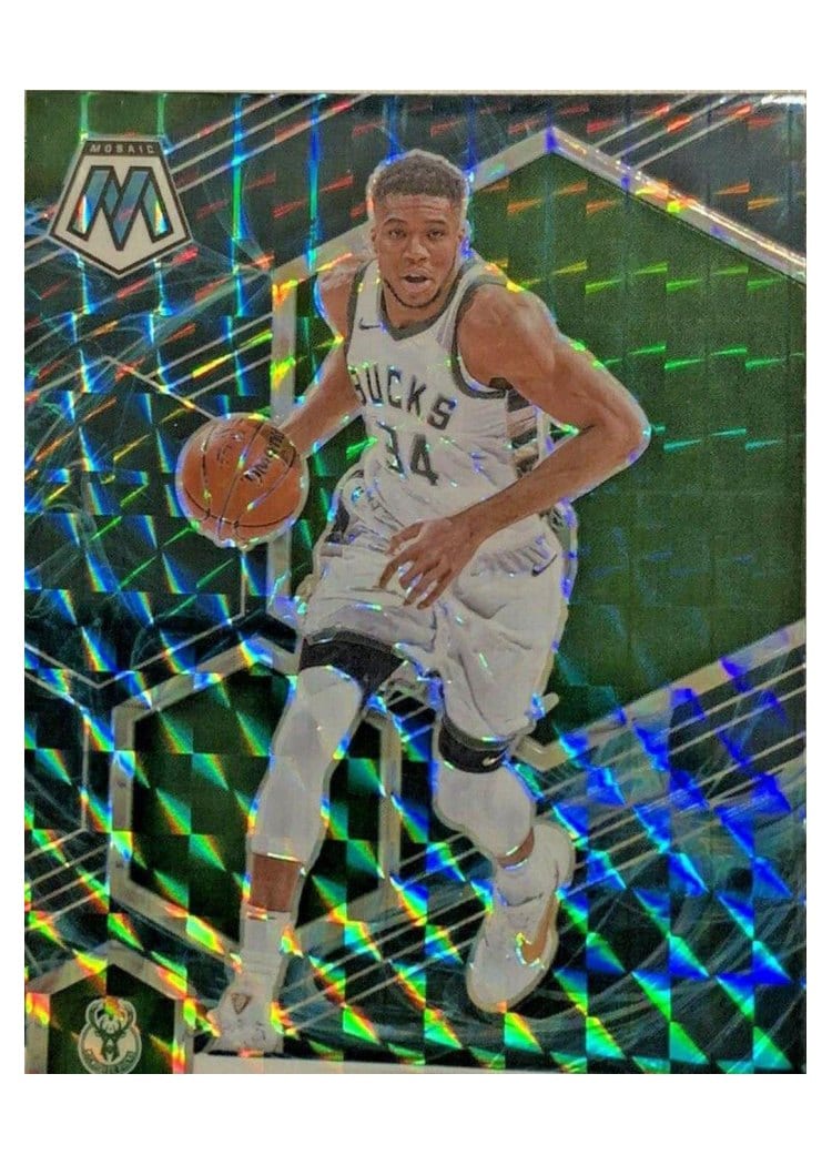2020 Panini Mosaic Giannis Antetokounmpo #80 card