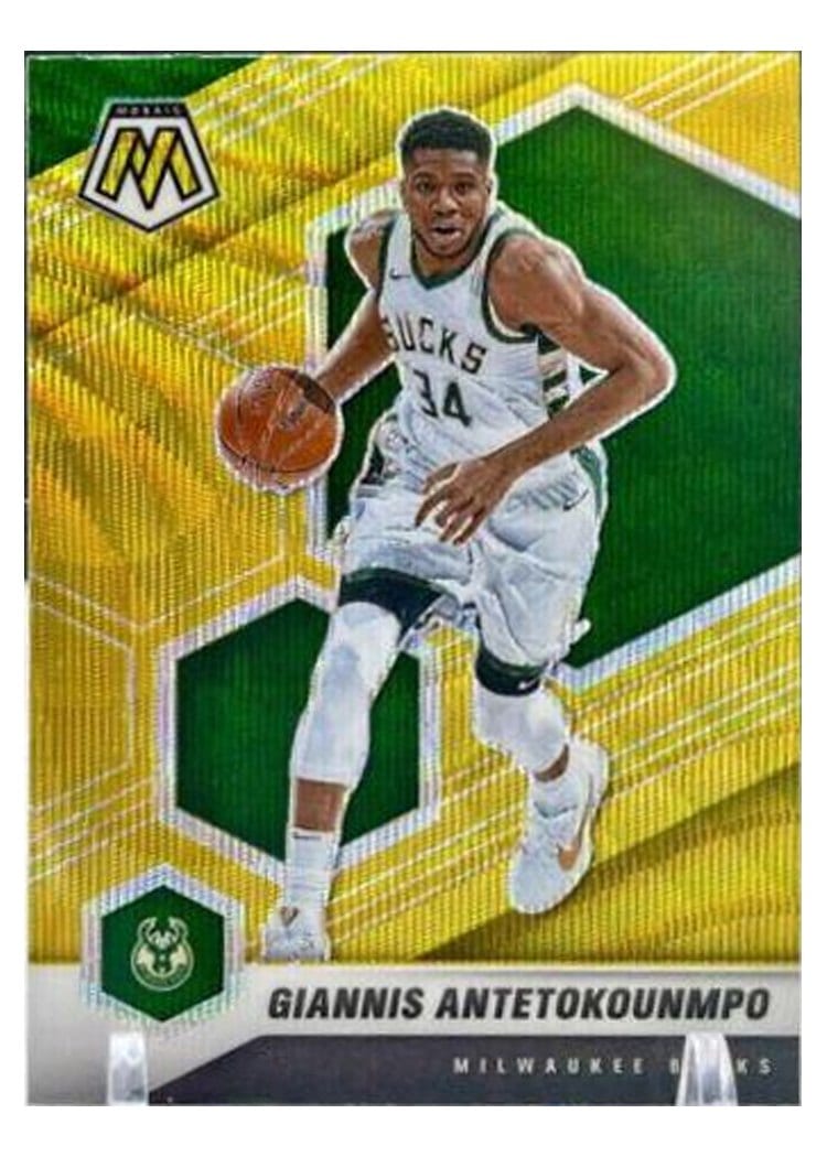 2020 Panini Mosaic Giannis Antetokounmpo #80 card