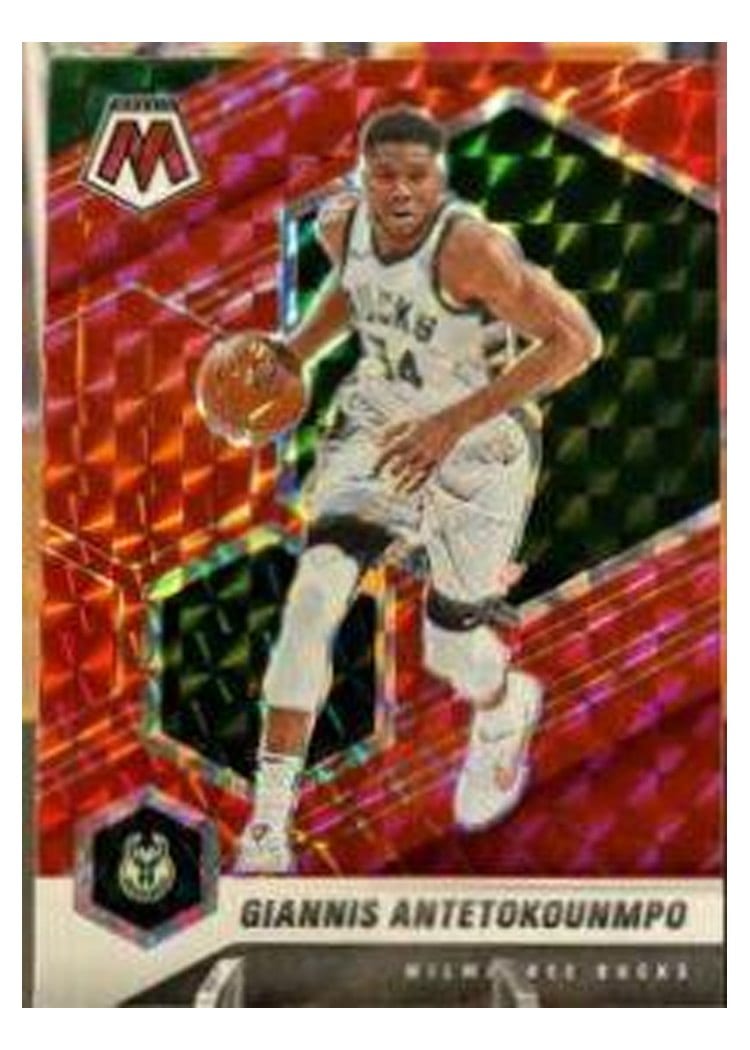 2020 Panini Mosaic Giannis Antetokounmpo #80 card