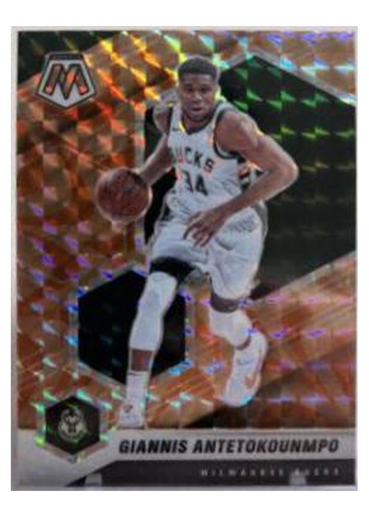 2020 Panini Mosaic Giannis Antetokounmpo #80 card