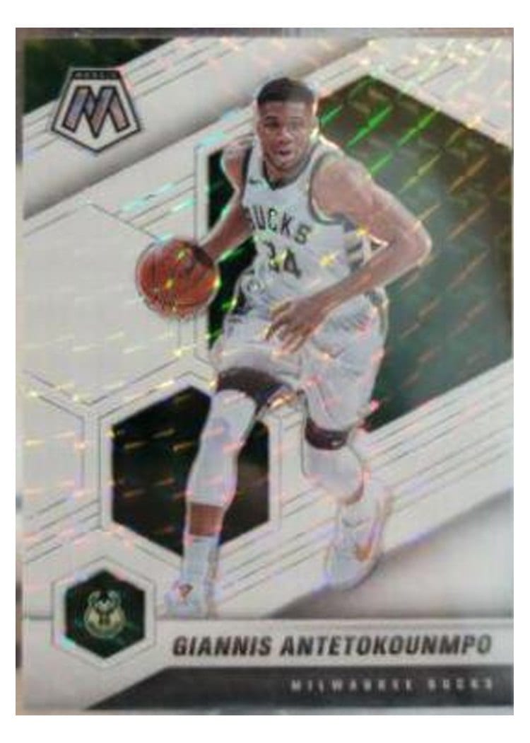 2020 Panini Mosaic Giannis Antetokounmpo #80 card