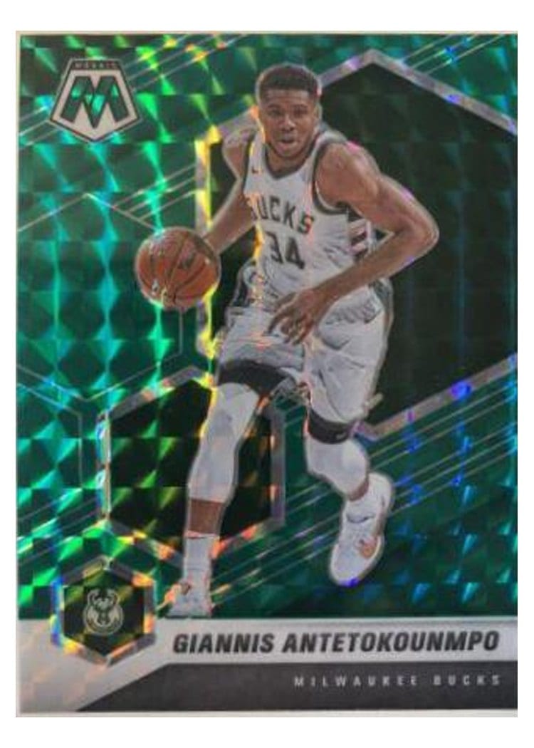 2020 Panini Mosaic Giannis Antetokounmpo #80 card