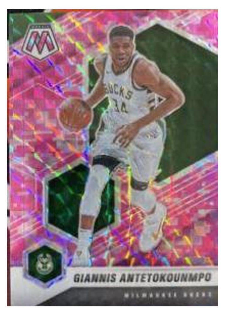 2020 Panini Mosaic Giannis Antetokounmpo #80 card
