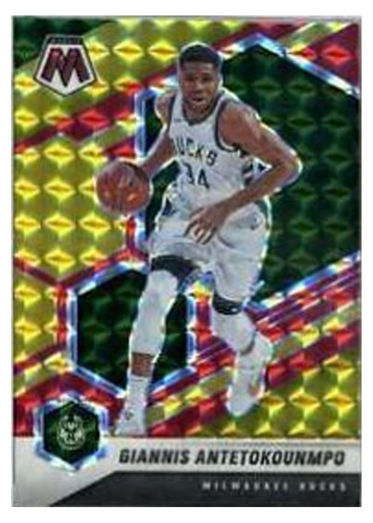2020 Panini Mosaic Giannis Antetokounmpo #80 card