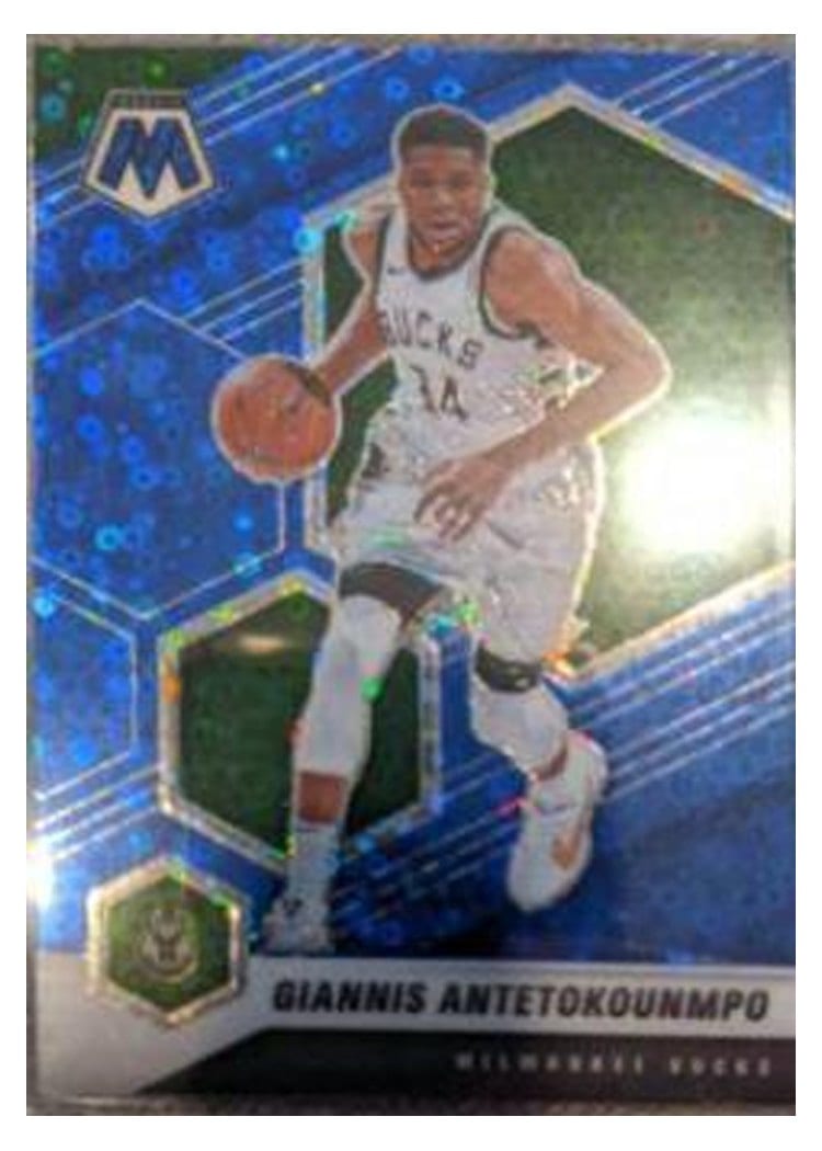 2020 Panini Mosaic Giannis Antetokounmpo #80 card