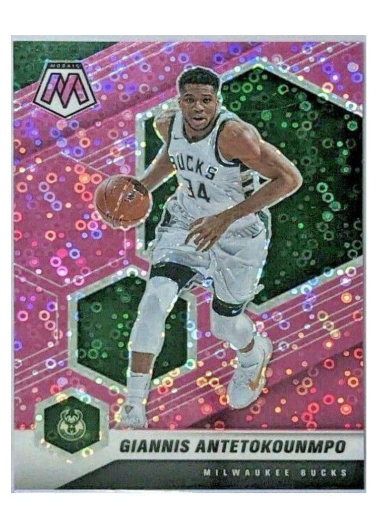 2020 Panini Mosaic Giannis Antetokounmpo #80 card